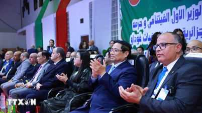 នាយករដ្ឋមន្ត្រី Pham Minh Chinh បំពេញទស្សនកិច្ចនៅសហព័ន្ធកីឡាវ៉ូវីណាមនៅប្រទេសអាល់ហ្សេរី