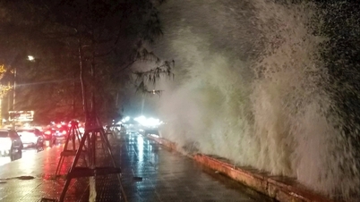 เตือนลมแรงและคลื่นใหญ่ในทะเลไฮฟอง