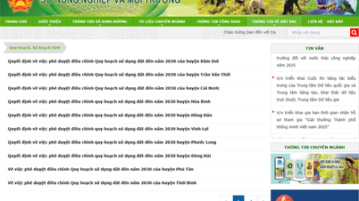 Department of Agriculture and Environment reports on the implementation results of Plan No. 035/KH-UBND on implementing Resolution No. 68-NQ/TW