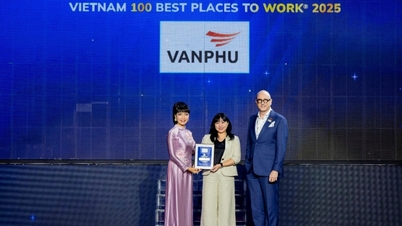 Văn Phú được vinh danh “Top 100 nơi làm việc tốt nhất Việt Nam 2025” của Anphabe