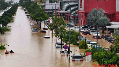 A középső régióban az árvízszint apad.
