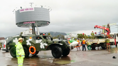 פתיחת תחנה לקבלת ושליחת סחורות סיוע לאזורים שנפגעו מהצפות ליד קוי נון