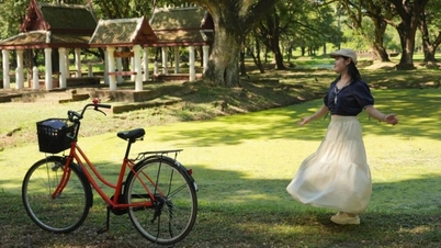 Vietnamese girl experiences an airport like a resort, with a zoo in Thailand