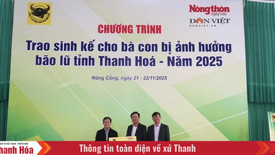 កញ្ចប់ជីវភាពចំនួន 1,600 ដើម្បីផ្គត់ផ្គង់ប្រជាជនក្នុងការកសាងផលិតកម្មឡើងវិញ បន្ទាប់ពីព្យុះ និងទឹកជំនន់