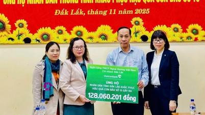 Vietcombank Dak Lak spojuje síly, aby překonala následky způsobené přírodními katastrofami