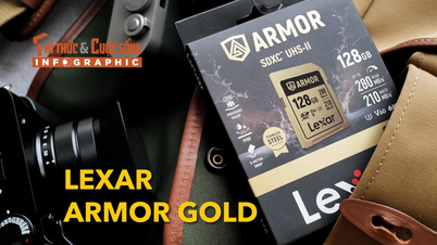 [INFOGRAFIK] Lexar Armor Gold, "Kereta kebal Berperisai" kampung kad SD