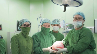 Spesialkirurgi «redder» pasient med 6 kg tung svulst i magen på Vinh City General Hospital