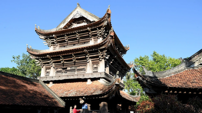 [Фото] Посетите Хынгйен, чтобы полюбоваться пагодой «деревянный шедевр» в самом сердце Северной Дельты.