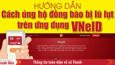 [Infographics] - ຄໍາແນະນໍາກ່ຽວກັບວິທີການສະຫນັບສະຫນູນຜູ້ປະສົບໄພນໍ້າຖ້ວມໃນ app VNeID