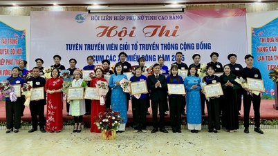 مشرقی کمیون کلسٹر کی "کمیونٹی کمیونیکیشن ٹیم کا بہترین پروپیگنڈہ کرنے والا" مقابلہ - Cao Bang Electronic Newspaper