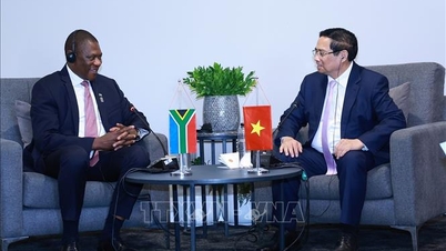 Pham Minh Chinh 총리는 남아프리카 공화국 부통령 Paul Mashatile을 접견했습니다.