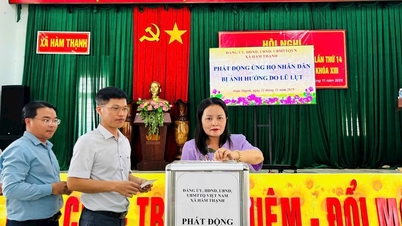 Ham Thuan Nam i Ham Thanh rozpoczęły kampanię mającą na celu wsparcie gmin dotkniętych powodzią.