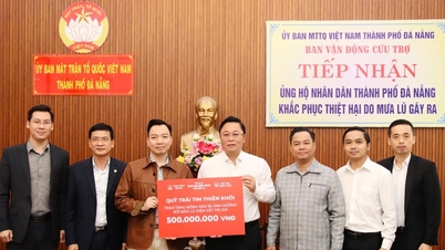 A Thien Khoi Group 500 millió vietnami dongot támogat Da Nang városának a természeti katasztrófák következményeinek leküzdésére.