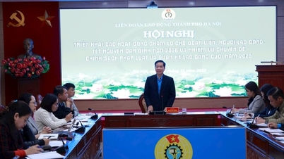 Serikat Pekerja Hanoi menggelar serangkaian kegiatan untuk menyambut Tahun Baru Imlek 2026