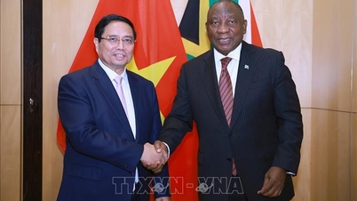 Prime Minister meets with President of the Republic of South Africa Matamela Cyril Ramaphosa