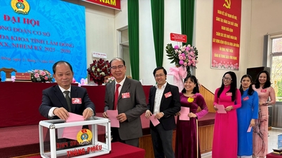 Fagforeningskongressen ved Lam Dong General Hospital