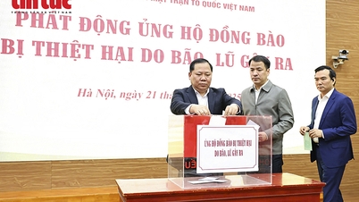 A Vietnami Hazafront Központi Bizottsága kampányt indít a viharok és árvizek sújtotta emberek támogatására.