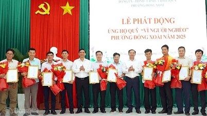 Dong Xoai launched a campaign to support the Fund for the Poor