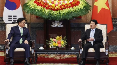 الرئيس لونغ كونغ يلتقي رئيس الجمعية الوطنية الكورية