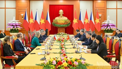 Lam főtitkára fogadta Miloš Vystrcilt, a Cseh Köztársaság Szenátusának elnökét