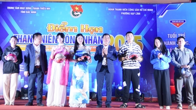 बाक निन्ह: हाप लिन्ह वार्ड में 2025 में रोमांचक "युवा कार्यकर्ता बैठक" कार्यक्रम