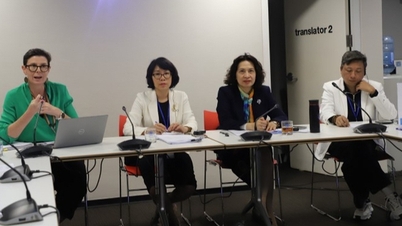 Onderminister Nguyen Thi Lien Huong zat de uitgebreide vergadering voor van de Nationale Coördinatieraad van het Wereldfonds ter bestrijding van aids, tuberculose en malaria in Vietnam.