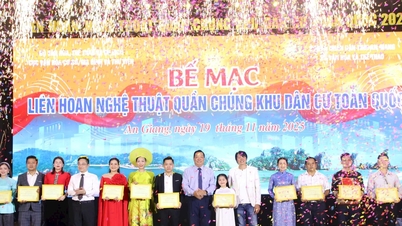 Da Nang memenangkan 4 penghargaan di Festival Seni Massa Hunian Nasional 2025