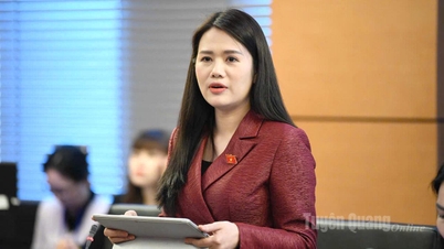 Provincial National Assembly delegates discuss in groups the draft Law on Artificial Intelligence