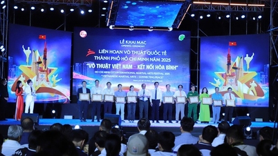 A 2025-ös Ho Si Minh-városi Nemzetközi Harcművészeti Fesztivál megnyitója