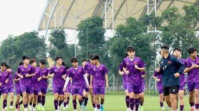 L'équipe vietnamienne des moins de 17 ans affronte l'équipe de Singapour des moins de 17 ans l'après-midi du 22 novembre.