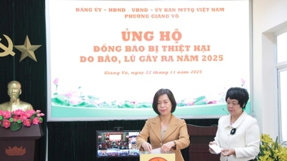 Районы Джанг Во, Ба Динь и Нгок Ха поддерживают людей, пострадавших от наводнений