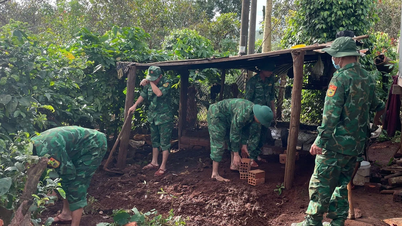Het grensbewakingsstation Ia O ondersteunt de levensomstandigheden van arme huishoudens in het grensgebied