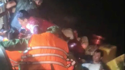 كا ماو: إنقاذ 13 صيادًا في الوقت المناسب بعد غرق قاربهم في البحر