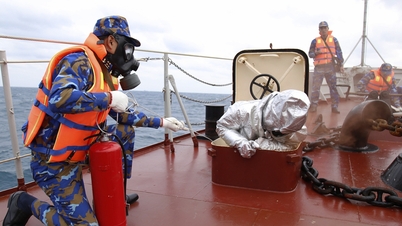 Four frigates of the Vietnamese and Chinese navies jointly patrolled the Gulf of Tonkin.