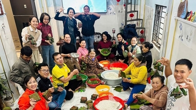 Οι κάτοικοι των κοινοτήτων Χα Να και Τσιέν Νταν ενώνουν τις δυνάμεις τους για να βοηθήσουν τις πληγείσες από τις πλημμύρες περιοχές