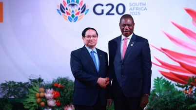 팜 민 찐 총리, 2025년 G20 정상회의 활동 시작