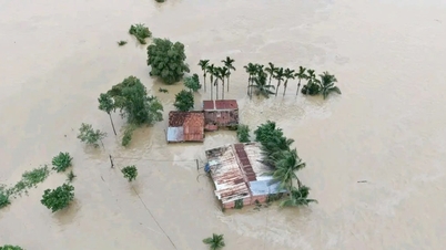 ភូមិ​ចំនួន​បី​ក្នុង​ឃុំ​ណាំដា​នៅ​ដាច់​ដោយ​ឡែក​ដោយ​សារ​ទឹក​ជំនន់​កើន​ឡើង។