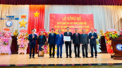 Объявление о решении объединить Медицинский колледж Хюэ с Медицинским и фармацевтическим университетом Хюэ