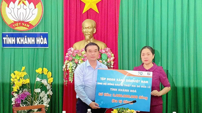 ペトロリメックスは、洪水被害を乗り越えるためにカインホア省の住民を支援するために30億ドンを寄付しました。