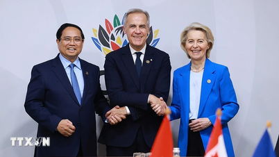 رئيس الوزراء يناقش مع رئيس الوزراء الكندي ورئيس الاتحاد الأوروبي تعزيز الاتصال بين اتفاقية الشراكة عبر المحيط الهادئ والاتحاد الأوروبي