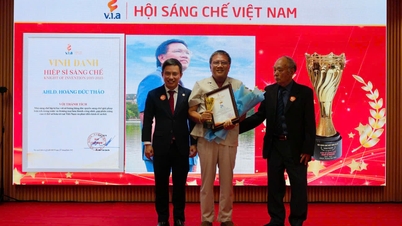 Professor Hoang Duc Thao werd geëerd als 'Ridder van de Uitvinding'