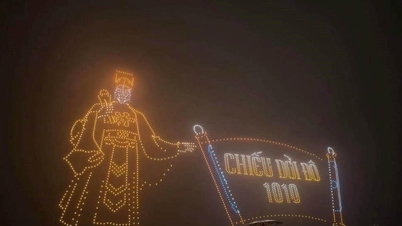 Drönare i West Lake lockar turister