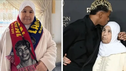 Lamine Yamal'ın büyükannesi, torununun Barça'da parlamasını izlemek için Camp Nou'ya geldi