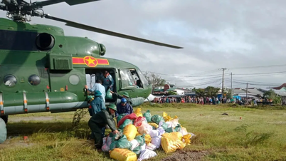 Divisyen ke-372 sedang menyelamatkan orang ramai di kawasan Dak Lak yang dilanda banjir.