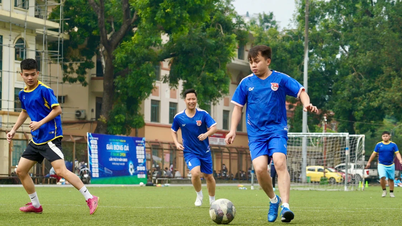 Giải bóng đá Tứ Hùng - Tiền Phong Champions lan toả tinh thần thể thao và trách nhiệm cộng đồng