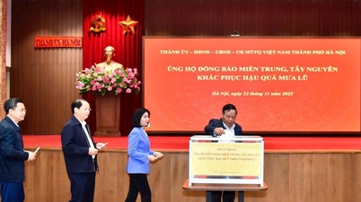 Мешканці Ханоя жертвують понад 5 мільярдів донгів на підтримку людей у ​​Центральному та Центральному високогір'ї.