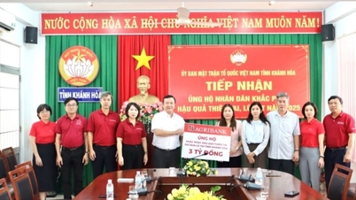 Agribank gir nødhjelp på 11 milliarder VND til provinsene South Central og Central Highlands