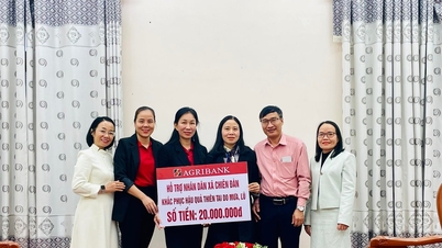 এগ্রিব্যাংক, ফু নিন শাখা চিয়েন ড্যান কমিউনের লোকদের সহায়তা করে