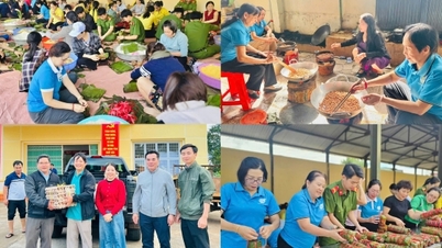 Жители Джиа Лай жгут костры всю ночь, отправляя посылки с любовью в районы, подверженные наводнениям.