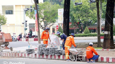 Rénovation des parcs du quartier Tran Bien
